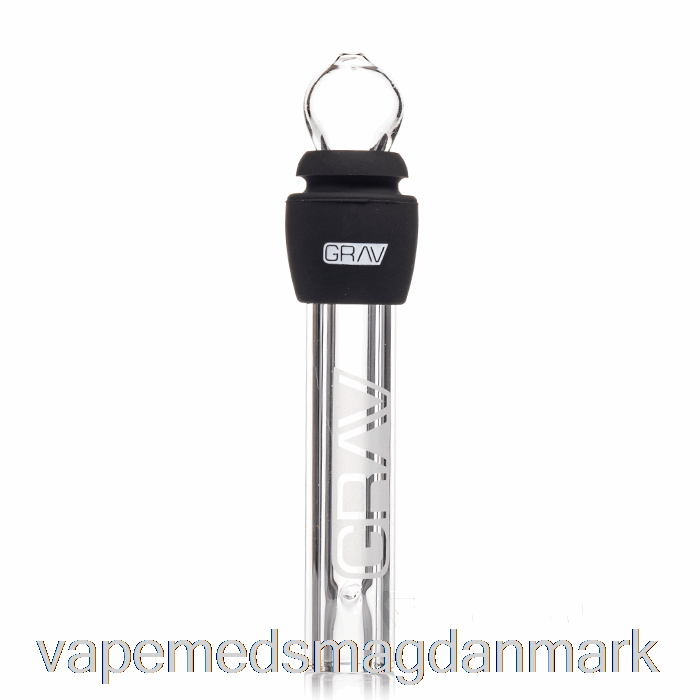 Vape Uden Nikotin Grav Glasstump Med Silikonesort